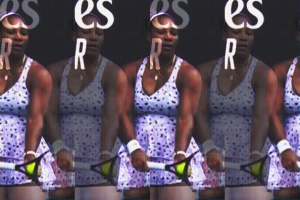 Serena Williams door naar de tweede ronde van de AO2020.