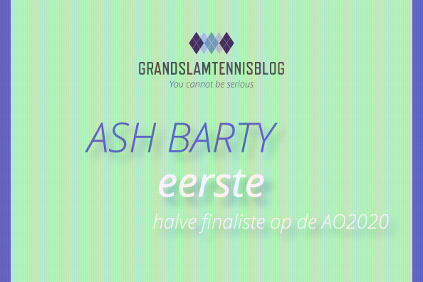 Ashleigh Barty heeft de laatste vier op de #AO2020 gehaald.