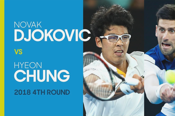 Novak Djokovic verliest verrassend in de vierde ronde van Heyin Chung.