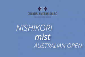 Nishikori is afwezig tijdens Australian open 2020.