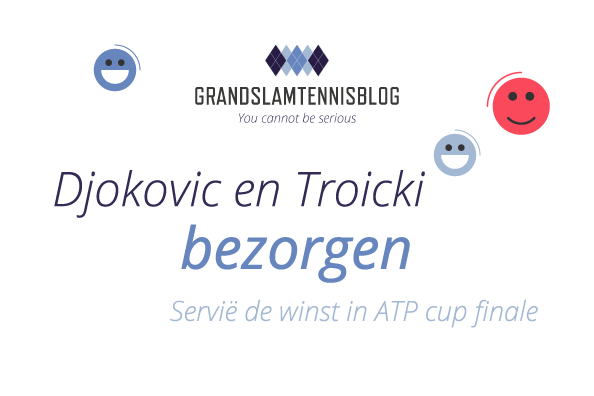 De winnaar is... Servië ATP cup.