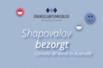 Shapovalov wint 2 wedstrijden op ATP cup in Australië.