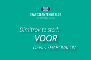 Grigor Dimitrov verslaat Denis Shapovalov in twee sets op ABN AMRO WTT tournament.