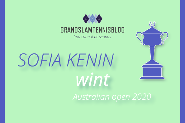 Kenin verrast in Australië en wint de AO2020.