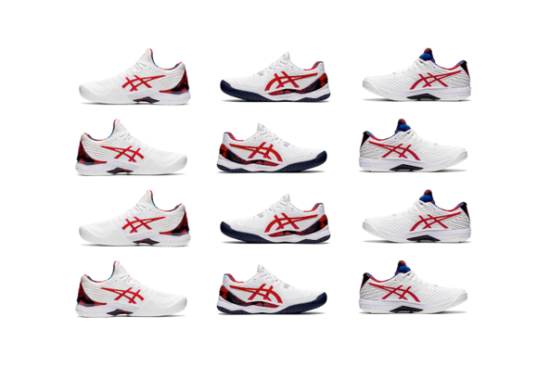 Nieuwe Asics schoen voor Djokovic.