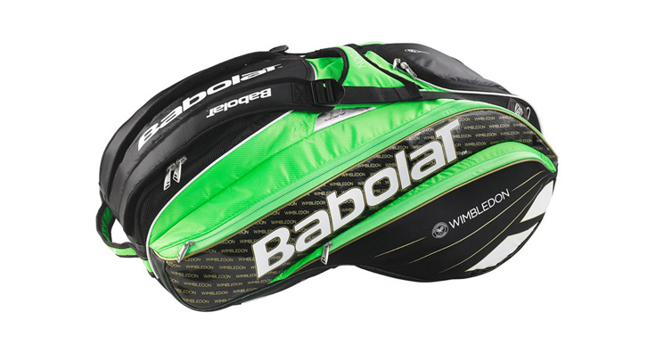 Thermobag voor 9 rackets van Babolat in Wimbledon versie.