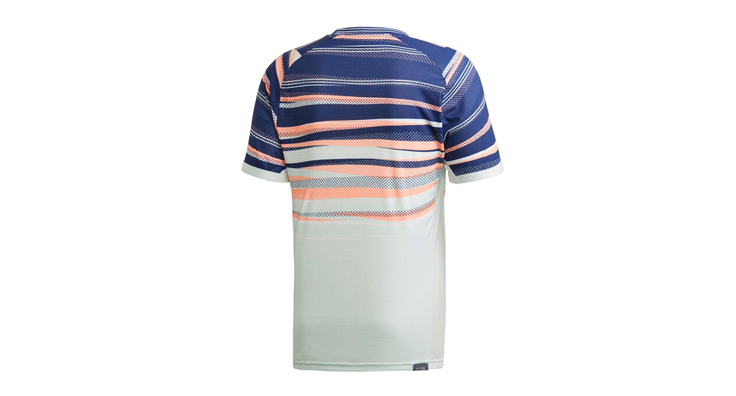 Achterzijde Adidas wedstrijd shirt Alexander Zverev voor de Australian open 2020.