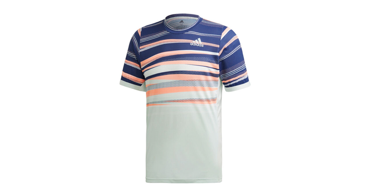Voorzijde Adidas wedstrijd shirt Alexander Zverev voor de Australian open 2020.