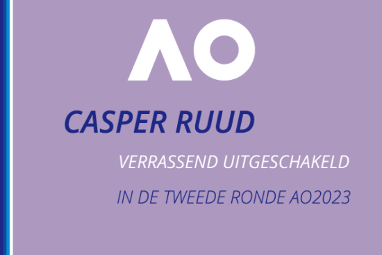 Casper Ruud nu al uitgeschakeld in Australië.
