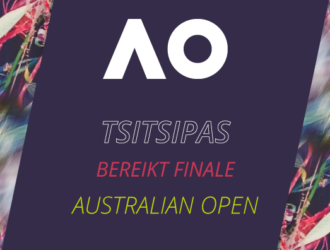 Stefanos Ttitsipas bereikt eerste finale op de Australian open.