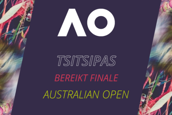 Stefanos Ttitsipas bereikt eerste finale op de Australian open.