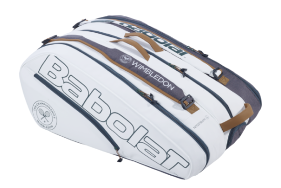 Nieuwe Babolat thermobag Wimbledon uitvoering met 12 rackets.