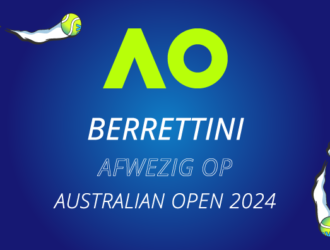 Matteo Berrettini heeft zich afgemeld voor de Australian open i.v.m. een blessure.