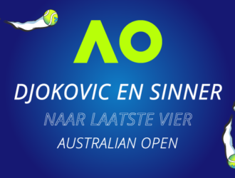 Djokovic en Sinner naar laatste 4 in Melbourne.