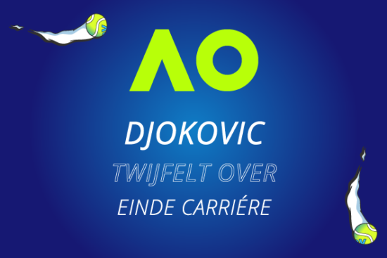 Djokovic twijfelt over moment van beëindiging carrière.