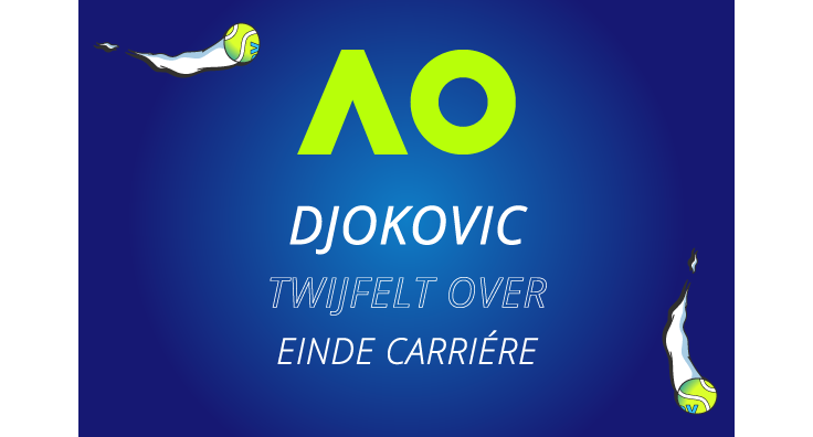 Djokovic twijfelt over moment van beëindiging carrière.