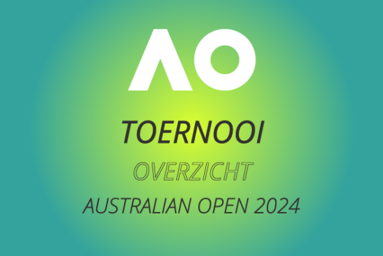 Toernooischema van de Australian open bekendgemaakt in Melbourne.