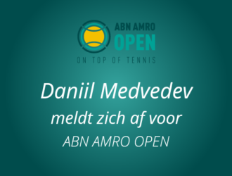 Daniil Medvedev niet naar ABN AMRO in Rotterdam.