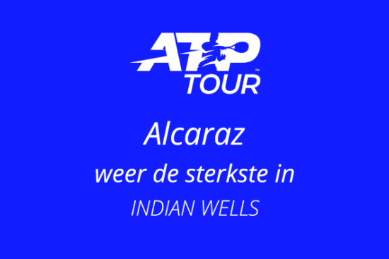 Alcaraz wint Indian Wells.
