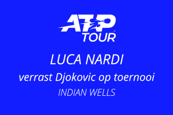Luca Nardi verslaat Novak Djokovic.