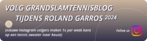 Volg ons op Instagram en maak kans op een unieke tennissweater.