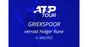 Tallon Griekspoor is in Madrid doorgedrongen tot de vierde ronde.