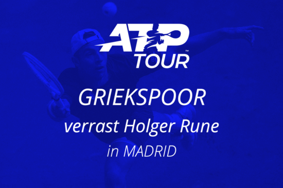 Tallon Griekspoor is in Madrid doorgedrongen tot de vierde ronde.