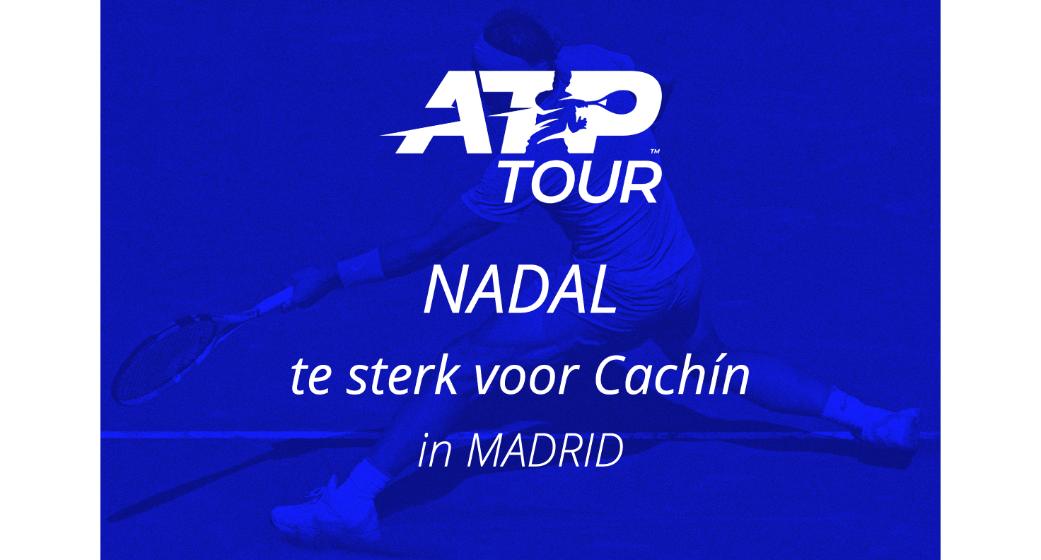 Nadal bereikt laatste 16 in Madrid
