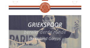 Griekspoor naar derde ronde op Roland Garros