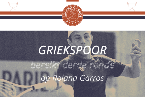 Griekspoor naar derde ronde op Roland Garros
