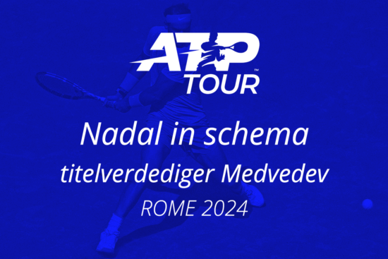 Nadal in schema van titelverdediger Medvedev