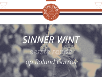 Sinner wint eerste ronde Roland Garros
