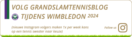 Volg ons op Insta tijdens Wimbledon.