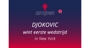 Djokovic naar tweede ronde US open