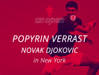 Djokovic verliest van Popyrin op de US open.