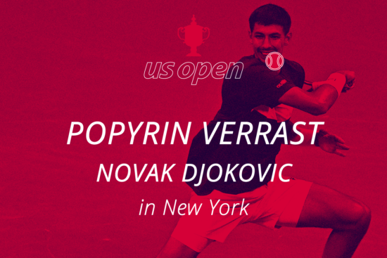 Djokovic verliest van Popyrin op de US open.