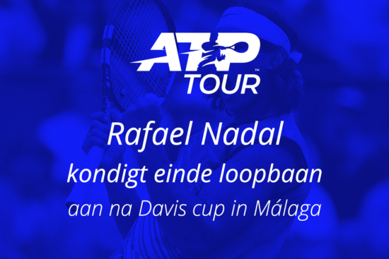 Nadal stopt met tennissen