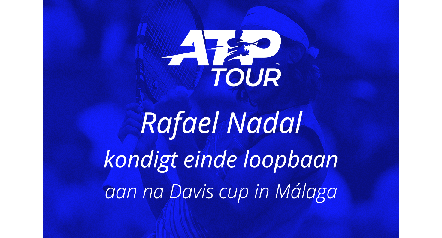 Nadal stopt met tennissen