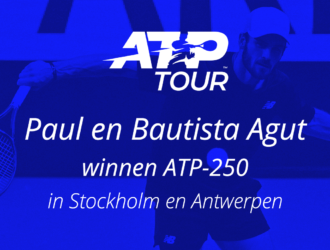 Tommy Paul en Roberto Bautista Agut winnen in Stockholm en Antwerpen