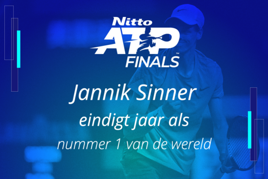 Sinner eindigt jaar als nummer 1 op ATP ranglijst