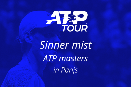 Jannik Sinner mist ATP van Parijs Bercy