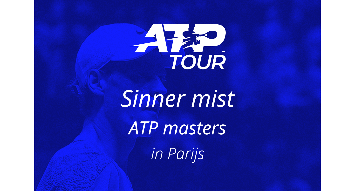 Jannik Sinner mist ATP van Parijs Bercy