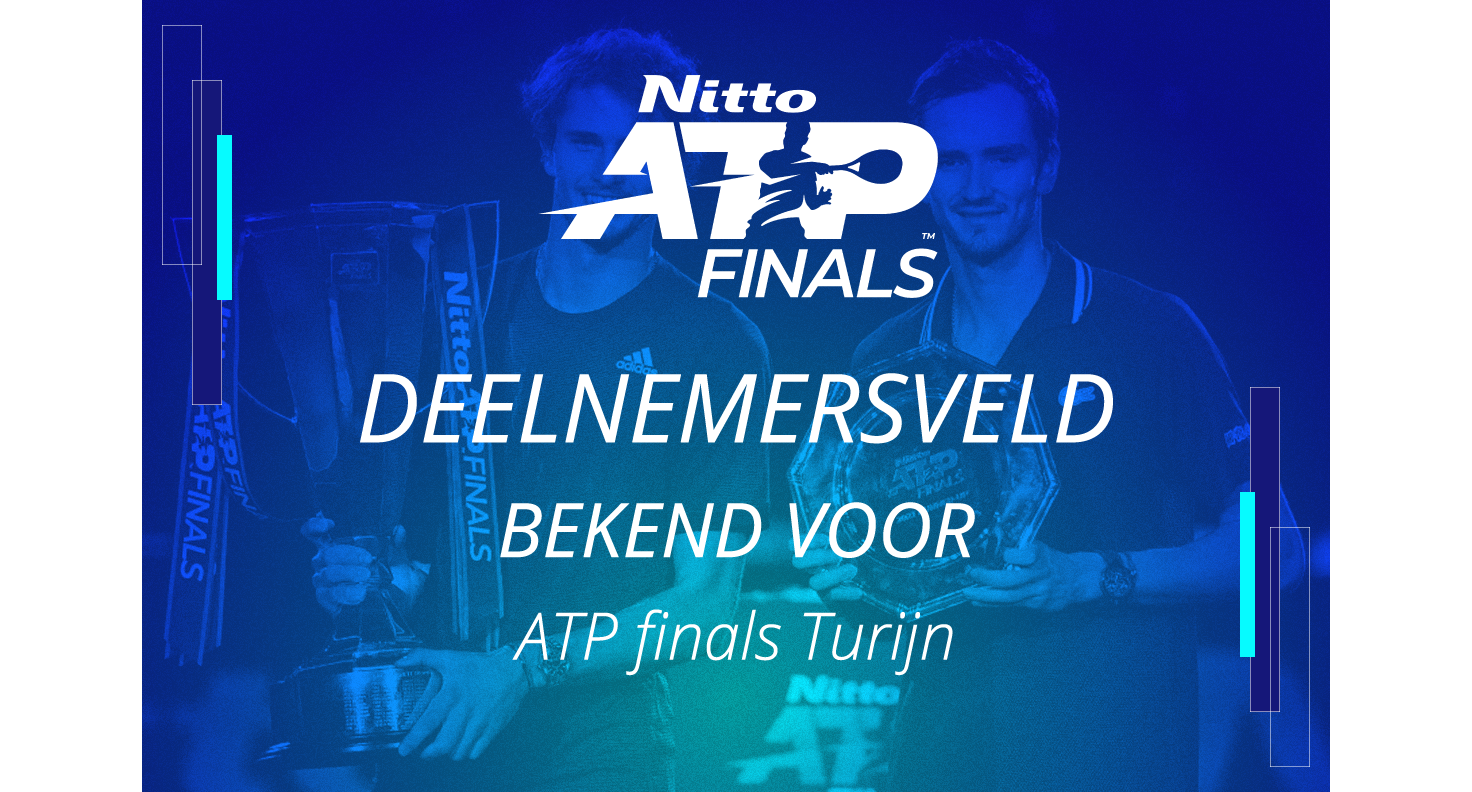 Deelnemersveld Nitto ATP finals bekend gemaakt