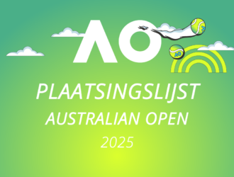 De plaatsingslijst van de Australian open 2025