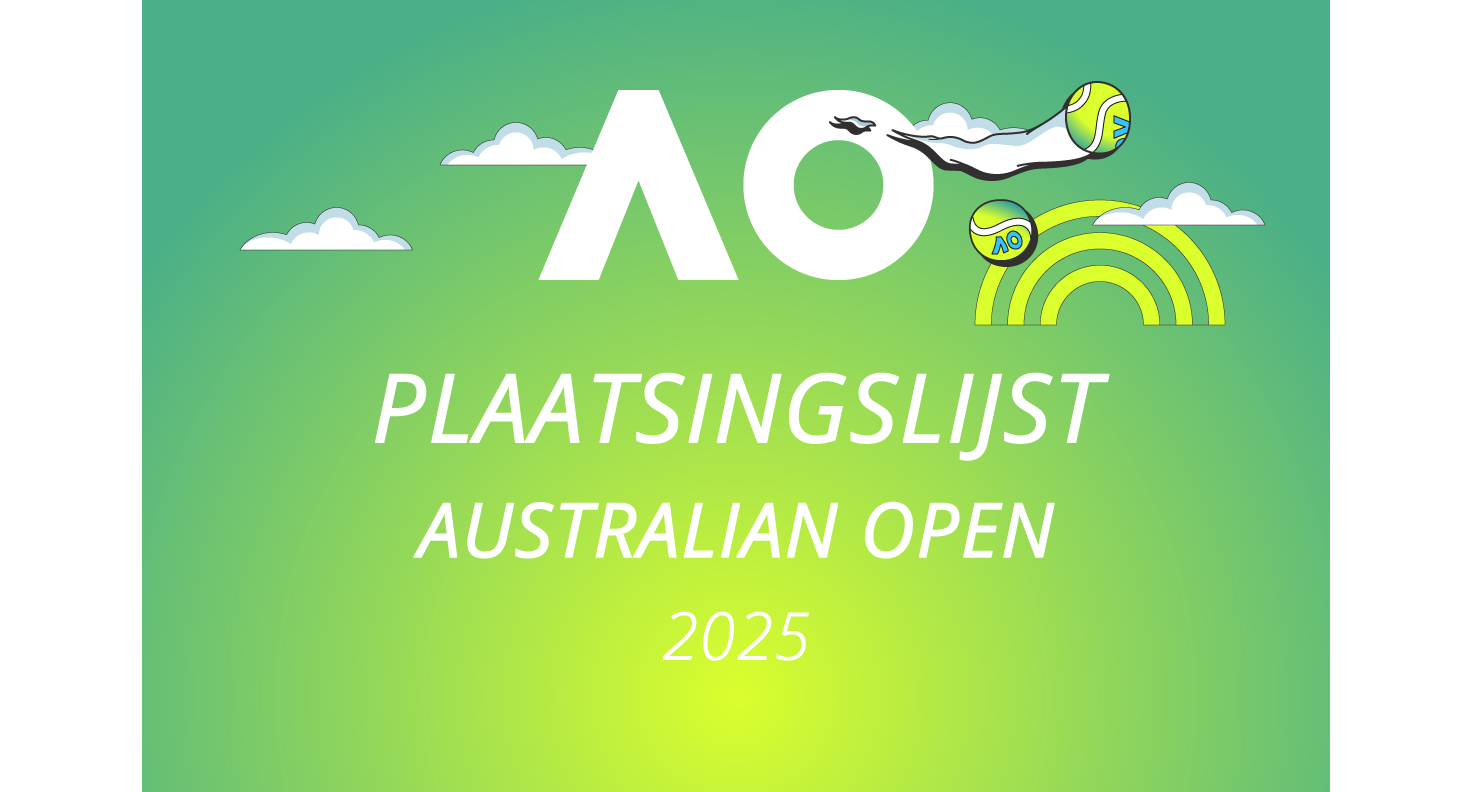 De plaatsingslijst van de Australian open 2025