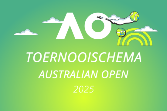 Toernooischema van de Australian open 2025