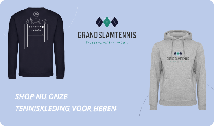 advertentie heren tenniskleding