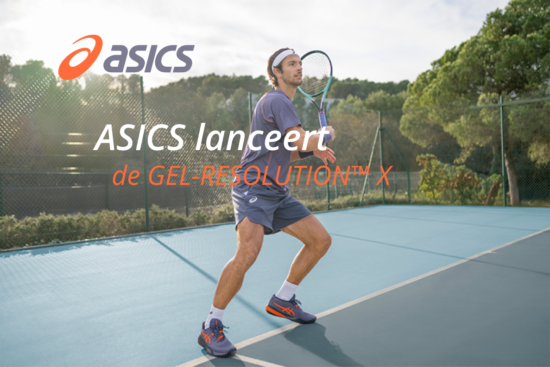 ASICS lanceert de GEL-RESOLUTION™ X tennisschoen