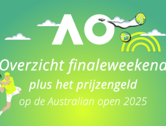 Overzicht finale weekend + prijzengeld Australian open 2025