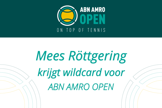 Mees Röttgering krijgt wildcard Ahoy